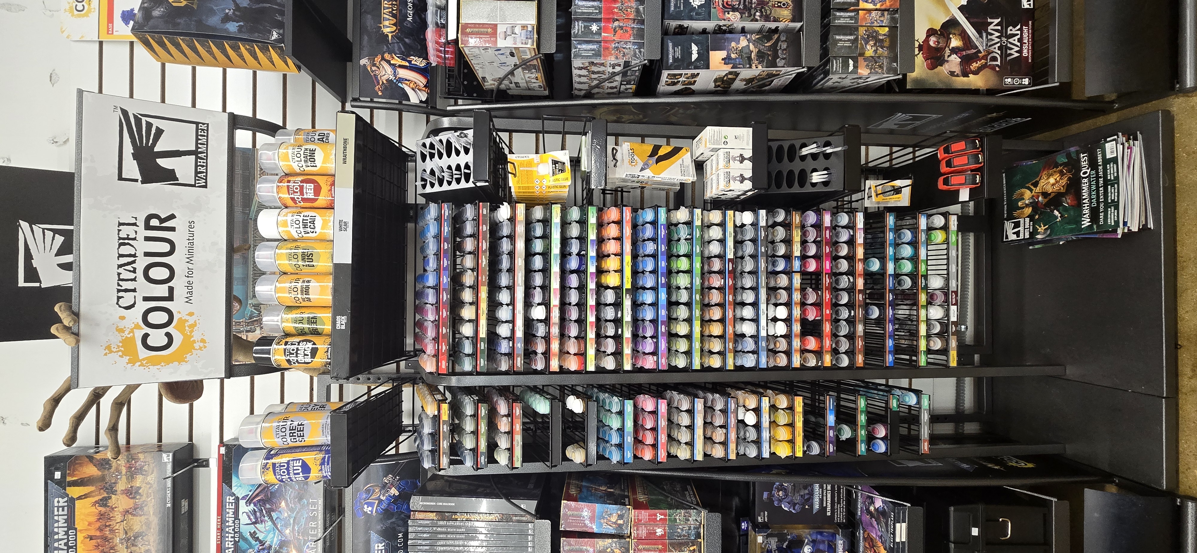 Citadel Colour paint rack at Centerpoint